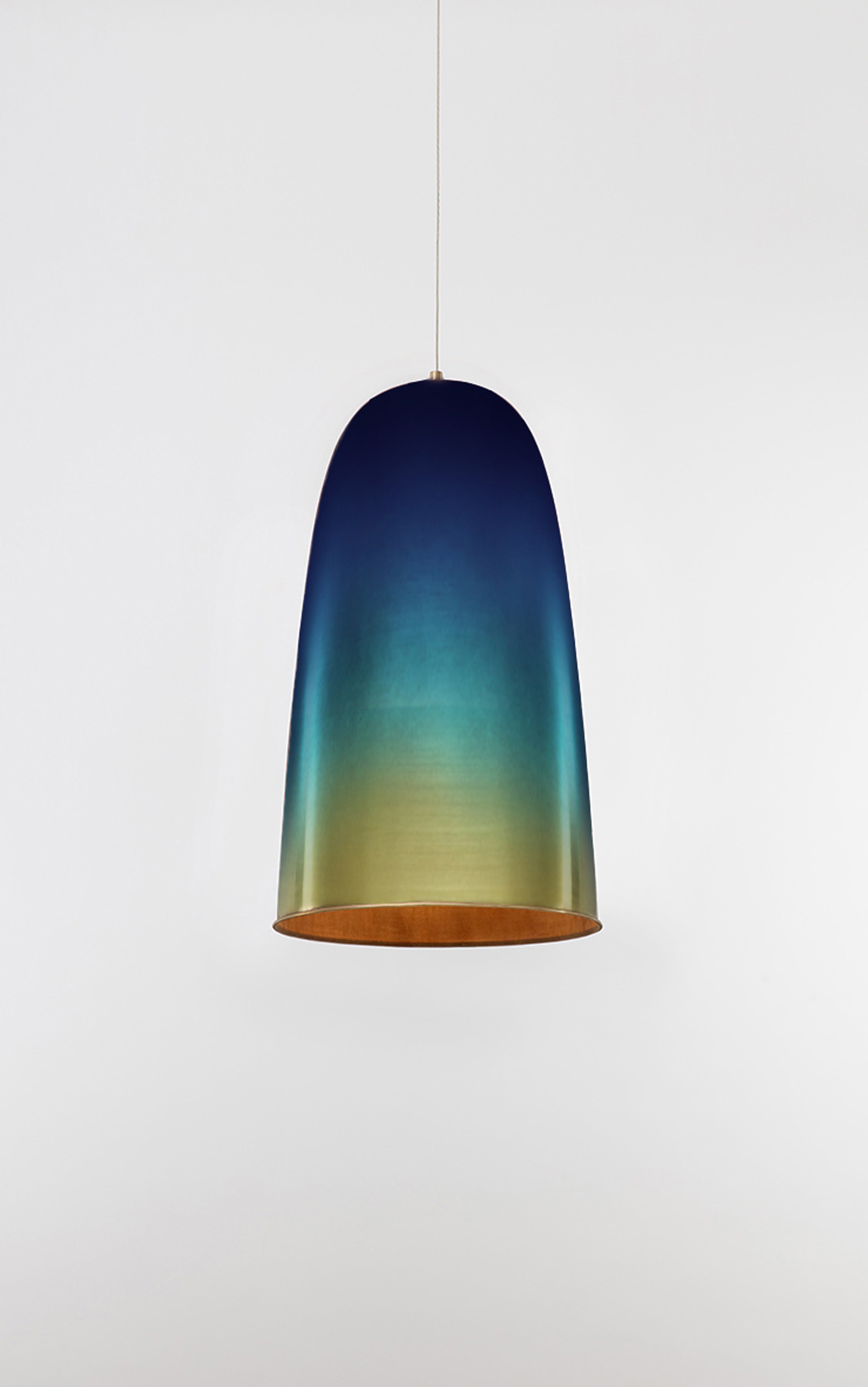 Lungo Suspension - Large - Peacock Blue Finish