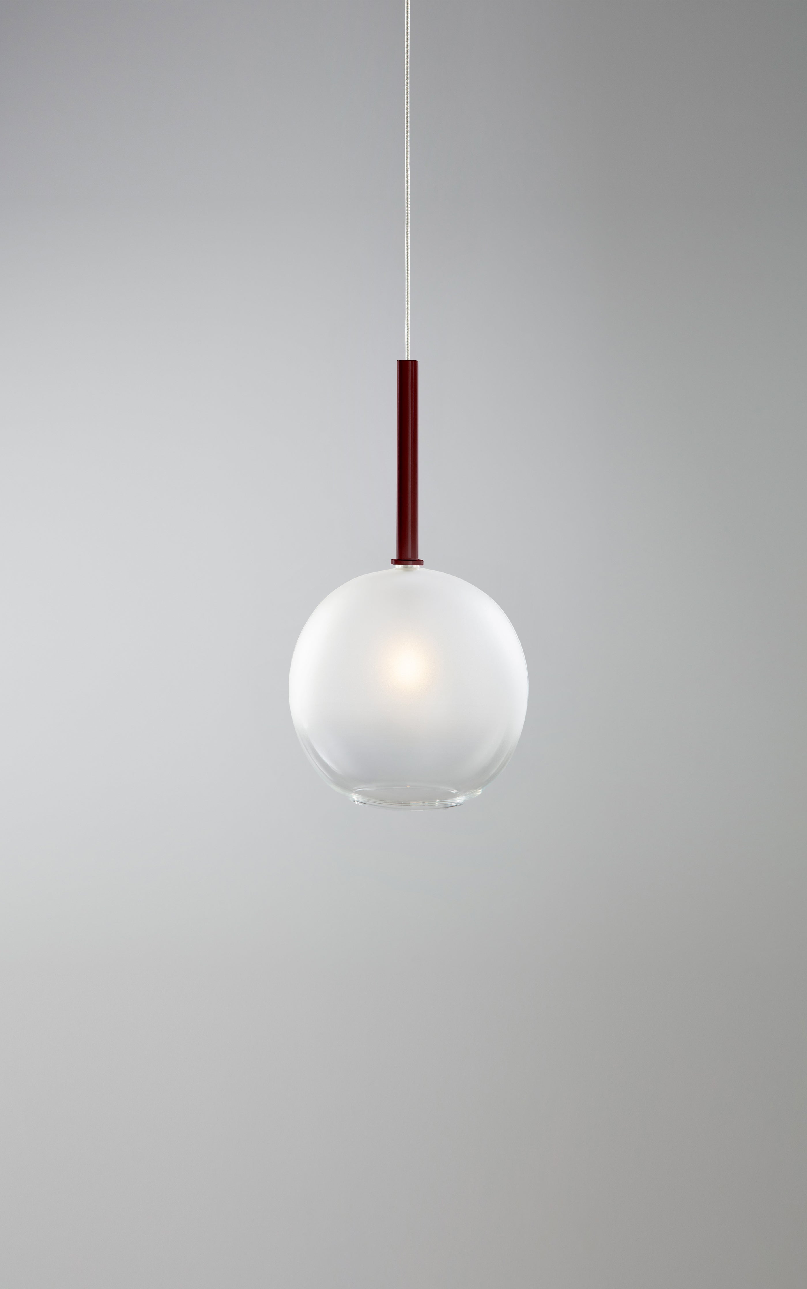 Blow Frosted Suspension - Sparkle - Small - Burgundy