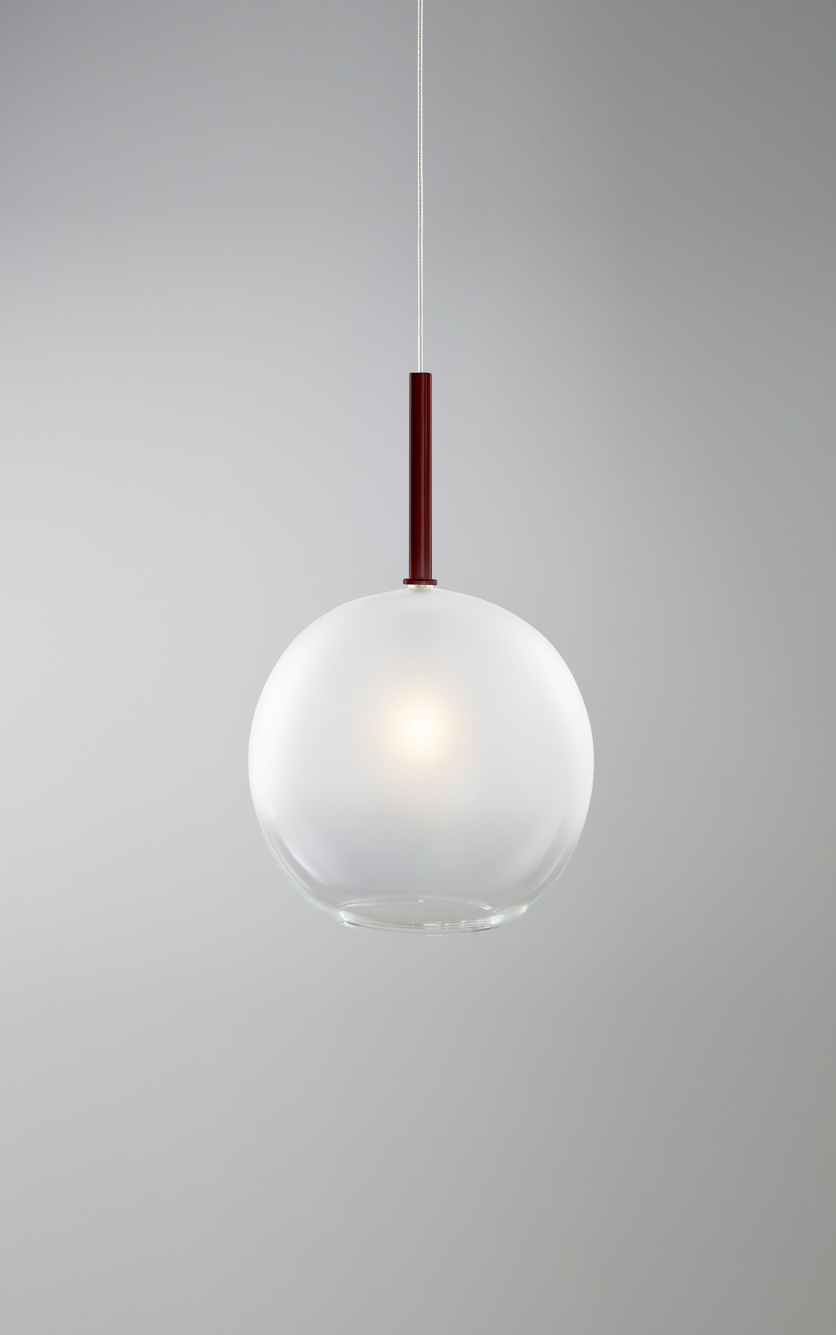Blow Frosted Suspension - Sparkle - Medium - Burgundy