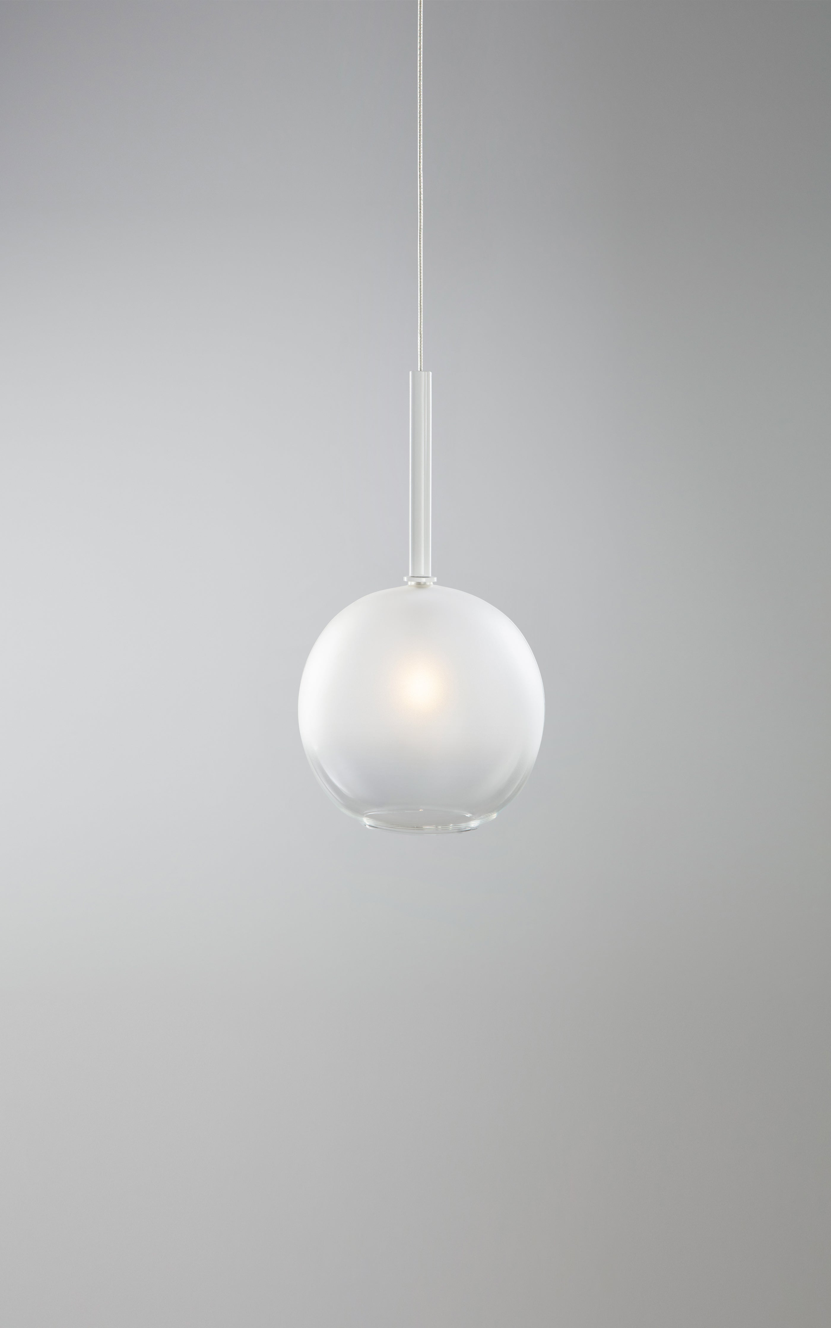 Blow Frosted Suspension - Small - White