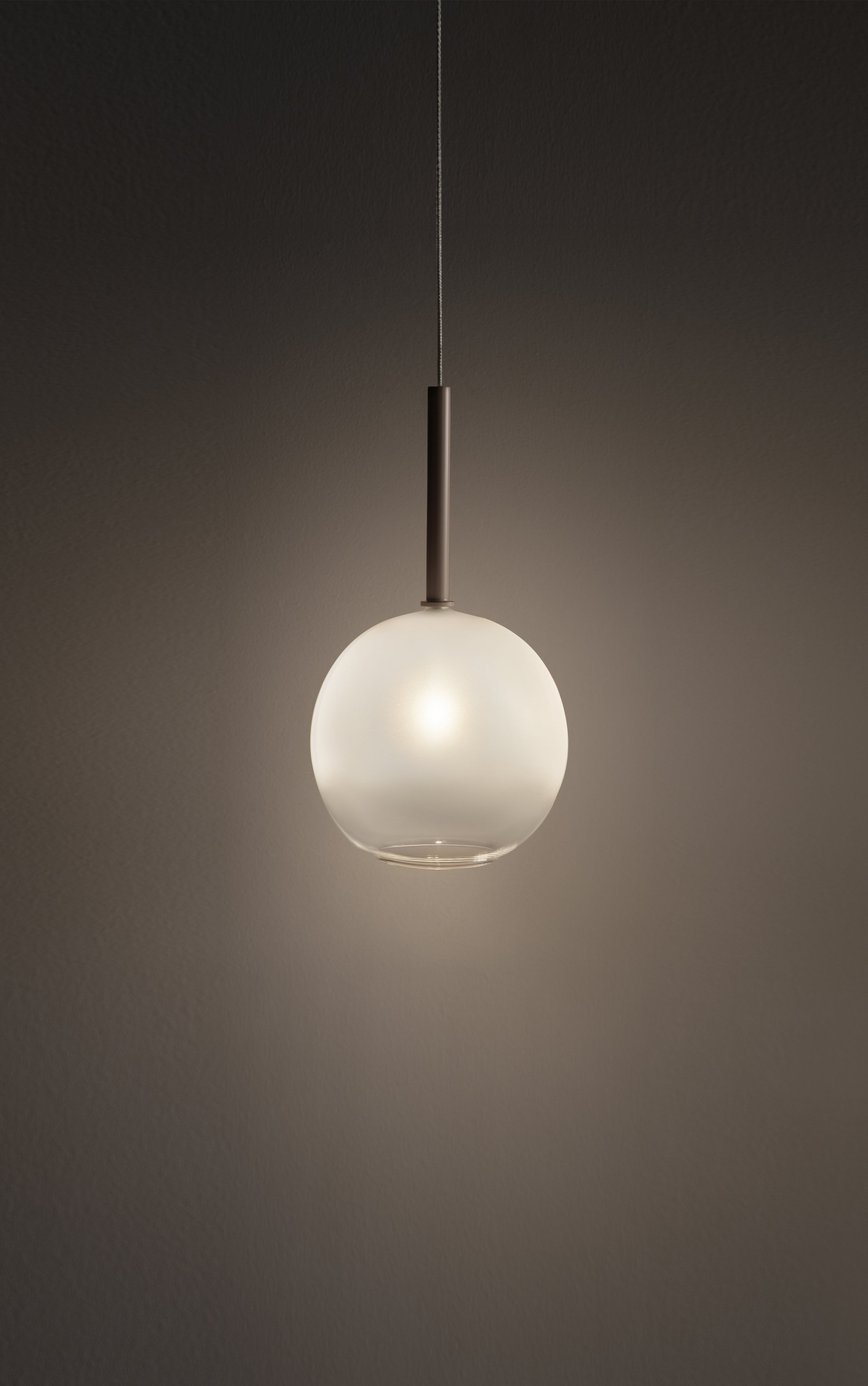 Blow Frosted Suspension - Small - Hushed Taupe