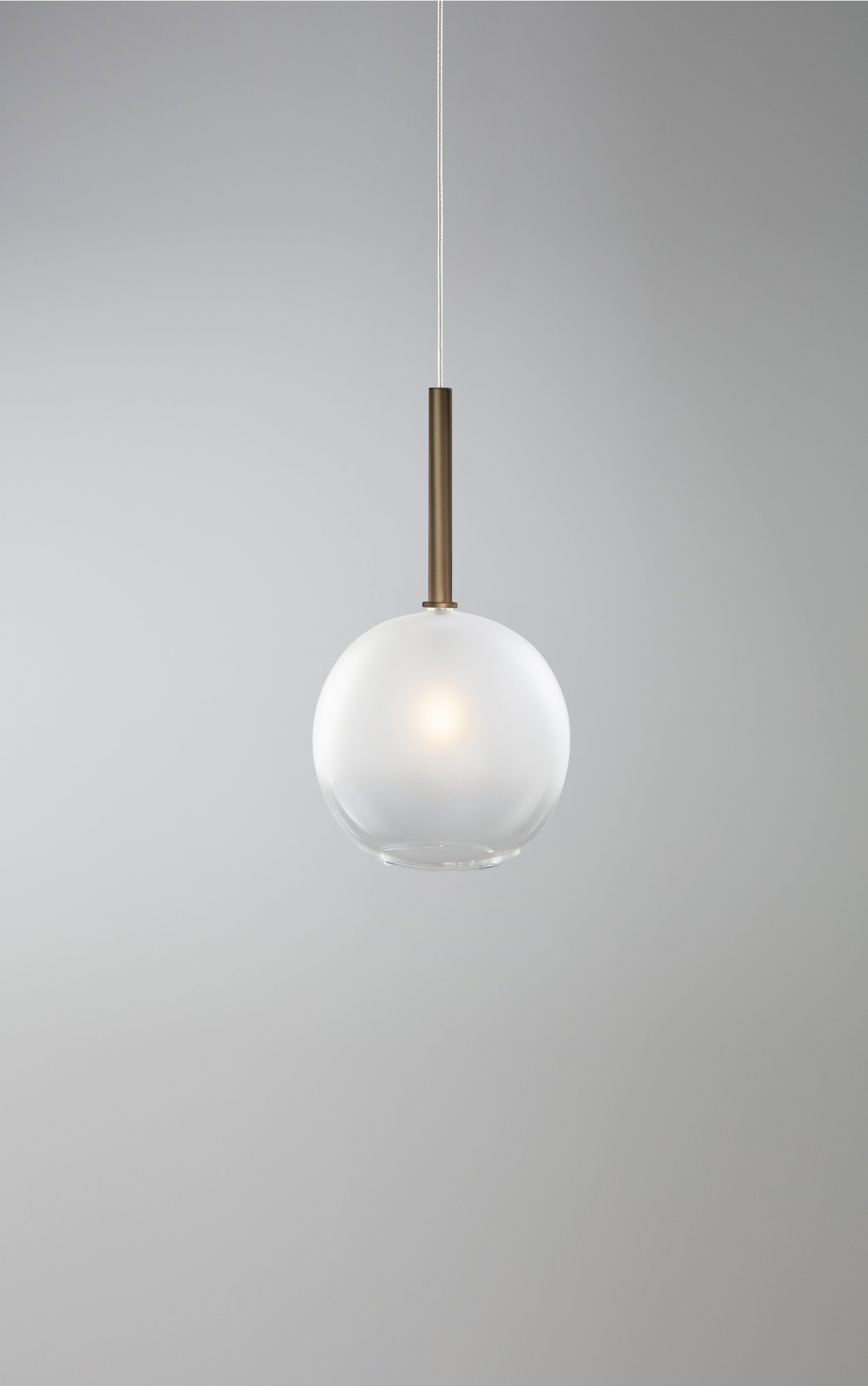 Blow Frosted Suspension - Sparkle - Small - Bronze