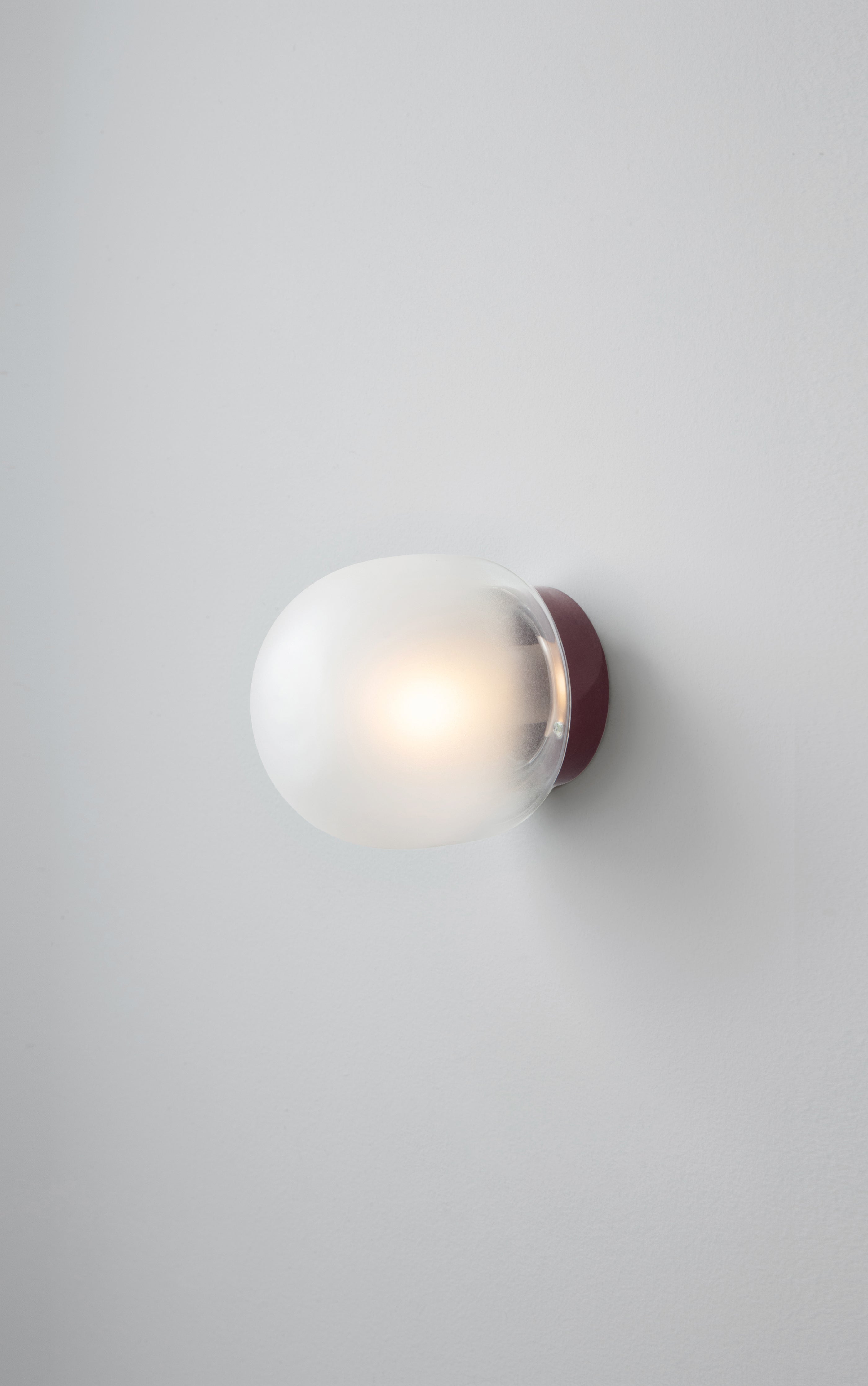 Cupola Wall Light - Burgundy